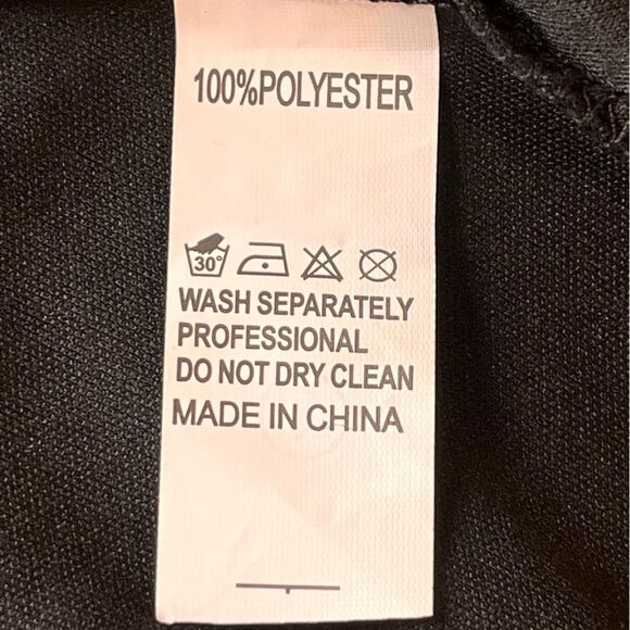 Elegant One-Shoulder Black Sequin Dress Size 1XL - Picture 4 of 6